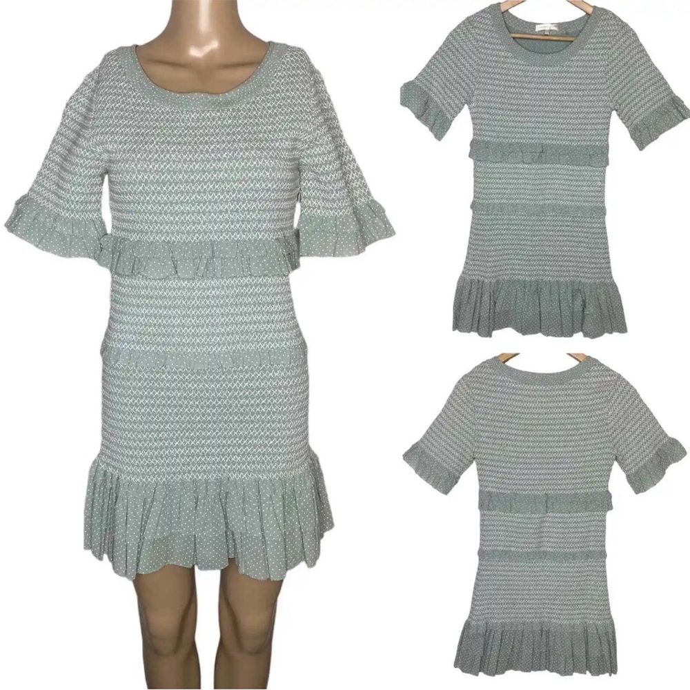 LOVESHACKFANCY mini green dress